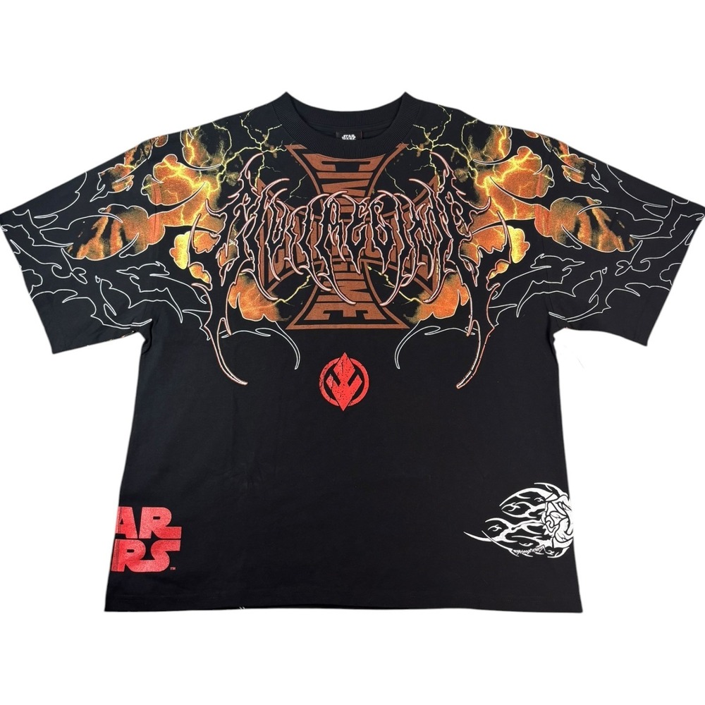 Civil Regime Darth Wyyrlok Darkside Star Wars Collab Tee Shirt Mens Large Black